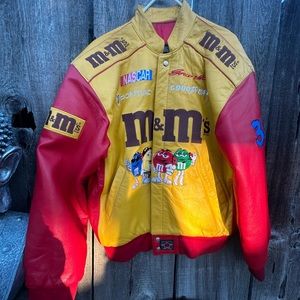 Vintage M&M NASCAR Leather Jacket (S)